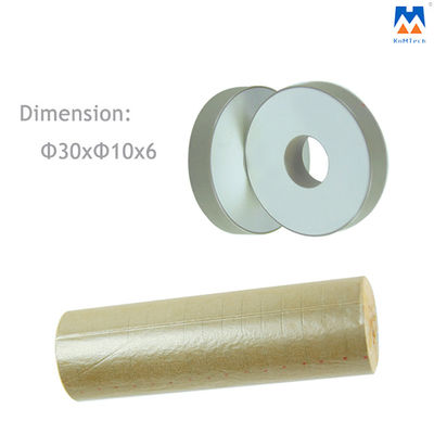 Piezoelectric Ceramic Rings 30x10x6mm for Ultrasonic Converter