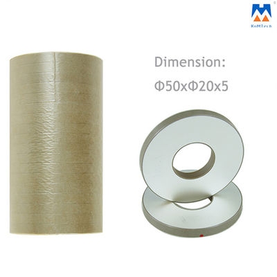 PZT8 Piezoelectric Ceramic Plate For Ultrasonic Transducer 50*20*5