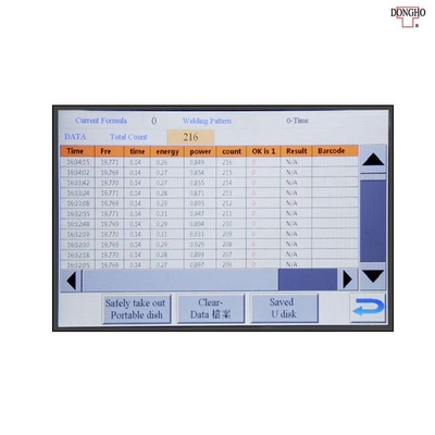 Plastic Ultrasonic Welding Machine 15kHz 3000W Pneumatic With 7 Inch Color Touch Screen